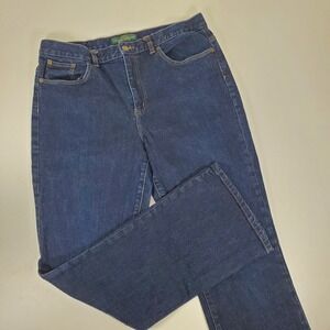 LRL Lauren Jeans‎ Co Ralph Lauren Jeans Womens Sz 12 Classic Bootcut Flap Pocket